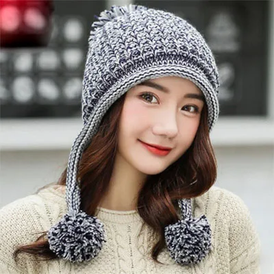 SUOGRY Women Cable Knit Peruvian Beanie 