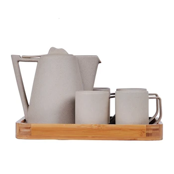 

Have Suit Personality Originality White Porcelain Kettle Northern Europe Cold Kettle Scented Tea Kettle Pure White Cup