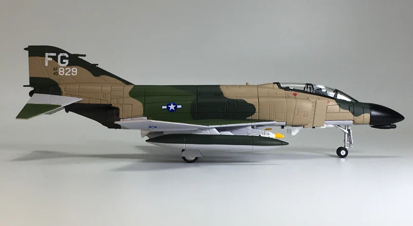 Америка 1: 100 военный F-4C США Фантом истребитель сплав модель самолета Военная коллекция