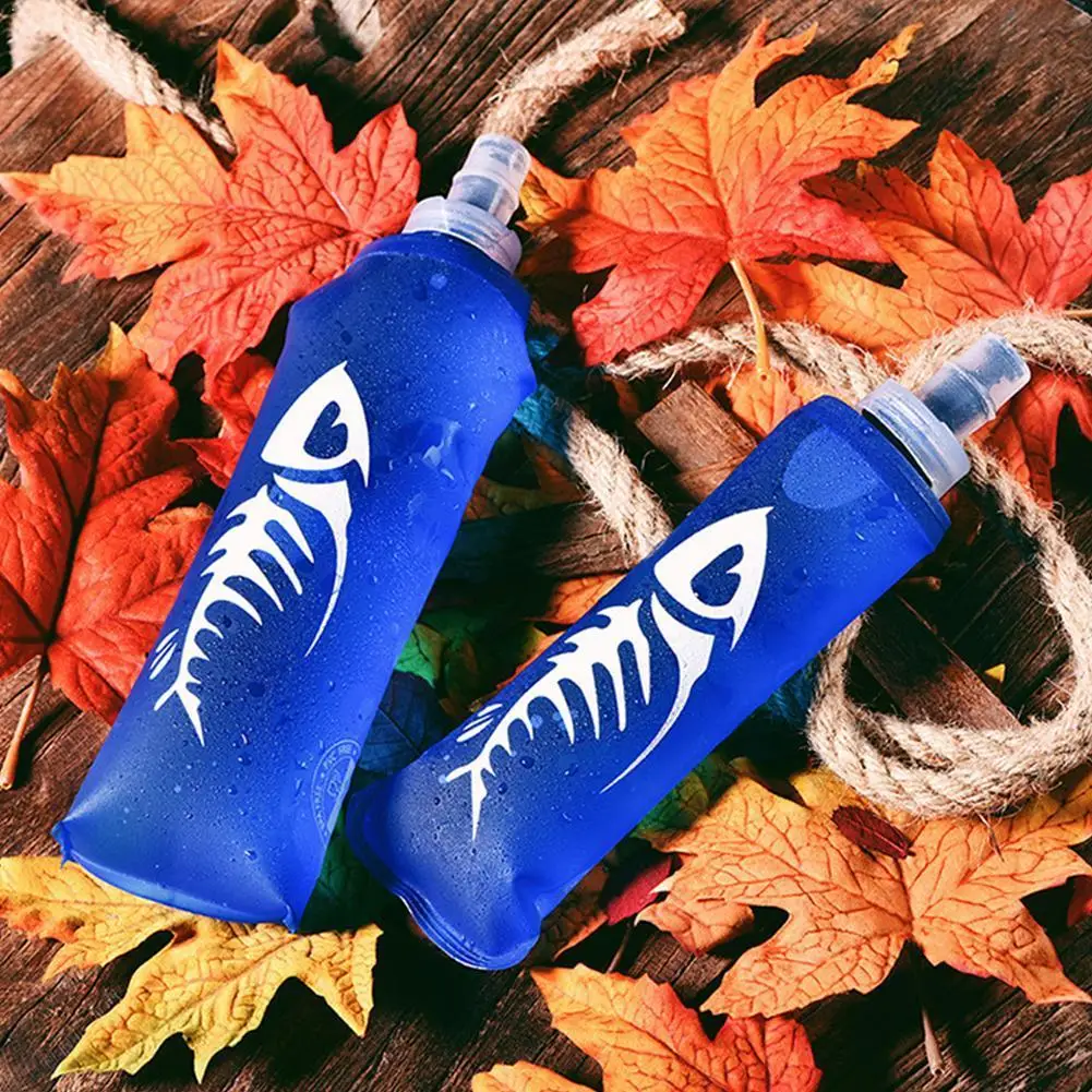 Sports TPU Collapsible Folding Soft Flask Water Bag Bladder Kettle Water 500ML Hydration Cup / Bottles Water 250 Bottle 3