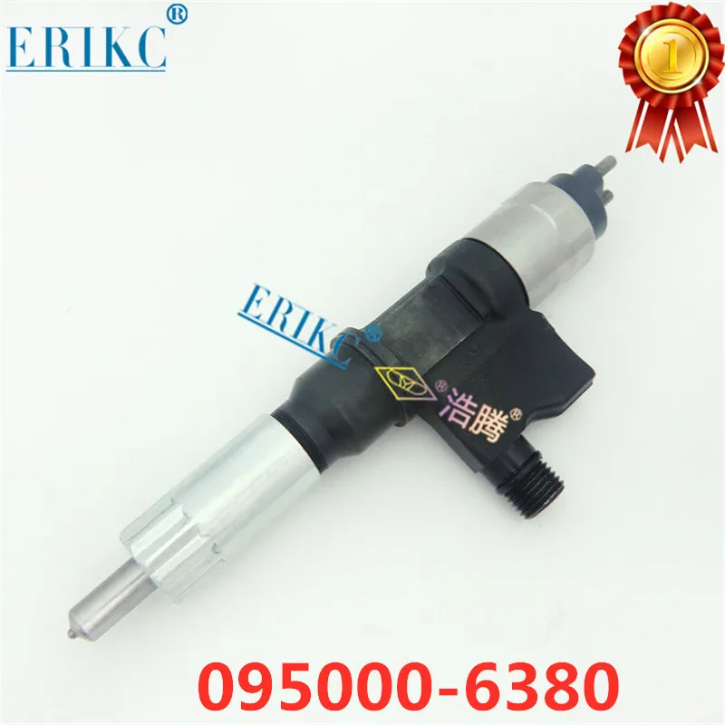 

ERIKC 095000-6380 970950-0638 Common Rail Injector Assy 6380 Automotive Parts Fuel Injector 0950006380 Fuel Injector Assembly
