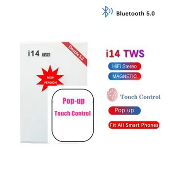 

i14 TWS Wireless Bluetooth Headset Invisible Earbuds With charging box for iphone Smart Phone PK i11 i12 i13 i15 i7s i20 i60 i30