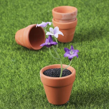 

10Pcs 4.5x4cm Small Mini Terracotta Pot Clay Ceramic Pottery Planter Cactus Flower Pots Succulent Nursery Pots Great for Plants