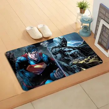 

Custom Superman Doormat Home Decor Door mat Floor Mat Bath Mats foot pad#20-05-19-13