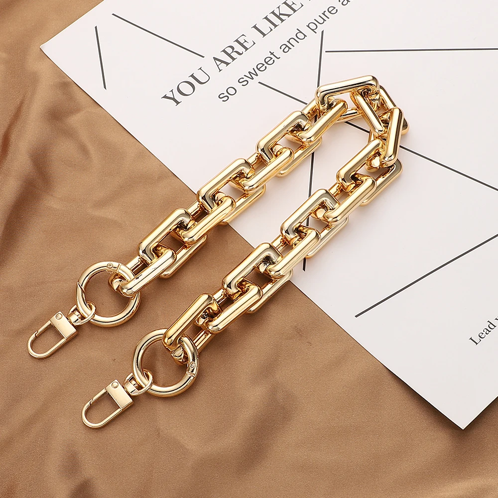 New Acrylic Bag Chain Bag Strap Removable Bag Accessories Colourful Women's Resin Chain chain of bags Purse Chain Fishbone chain