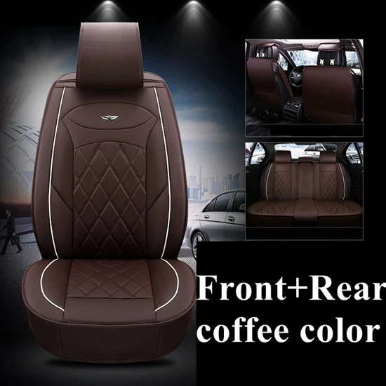 Чехол для автокресла Chevrolet Cruze Captiva aveo Citroen C4 C5 C2 C3 C6 DS4 triumph Opel astra j astra h astra g Insignia astra - Название цвета: coffee standard