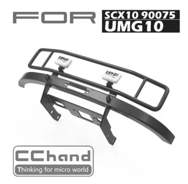 Металлический ранчо передний бампер для осевой SCX10 90075 UMG10