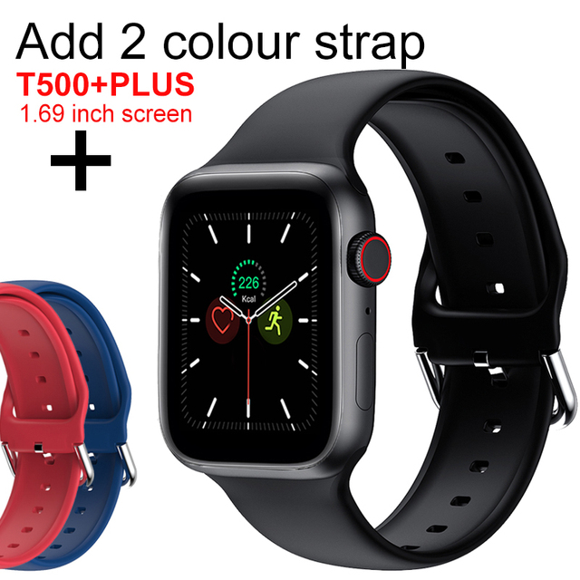 2021 Smart Watch Original IWO Series 6 Watch 44MM BT Call DIY Faces Split Screen Sport Smartwatch Men Women PK HW22 W26