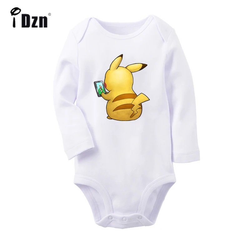 Мультяшный Покемон покебол pikachu милый пират капитан Пикачу для новорожденных боди для малышей комбинезон хлопковая одежда подарок - Цвет: YbBaby1262WC
