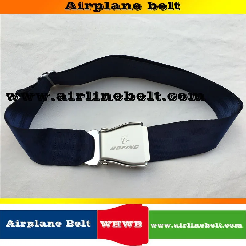dark blue WHWB BEOING модное Оригинальное сиденье самолета ремень с пряжкой для джинсов/брюк/поясной ремень классический стиль прочный и благородный подарок - Цвет: dark blue
