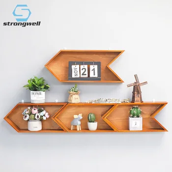 

Strongwell Arrowhead Wall Frame House Shelf Display Rack Storage Rack Home Decoration Accessories Living Room Crafts