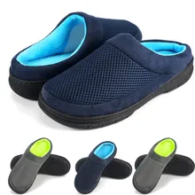 35# мужские теплые домашние тапочки на плоской платформе с круглым носком; зимние теплые домашние тапочки; домашние тапочки для спальни