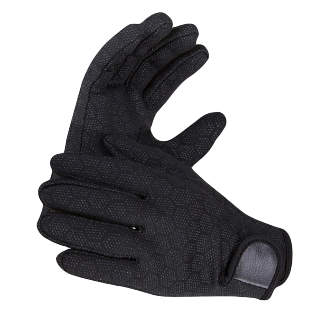 Performance 1.5mm Neoprene Gloves Diving Wetsuit Gloves for Men Women Kids - Warm & Durable - Black