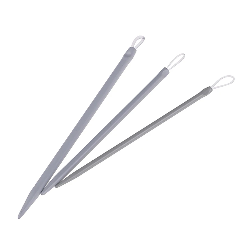 H0bf9620635284e10a94175a4cb6a75c6M 3pcs/set Big Eye Nylon Wire Knitting Needles Yarn Sewing Needles Wool Thick Knitter Apparel Sewing & Fabric Art Craft Mallzona
