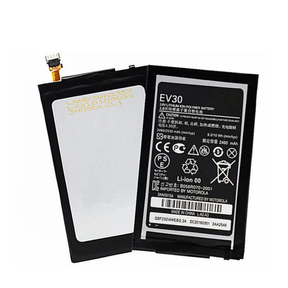 Аккумулятор EV30 2200 мА · ч для смартфонов Motorola Verizon Droid RAZR HD XT926 XT925 XT890 SNN5915A |