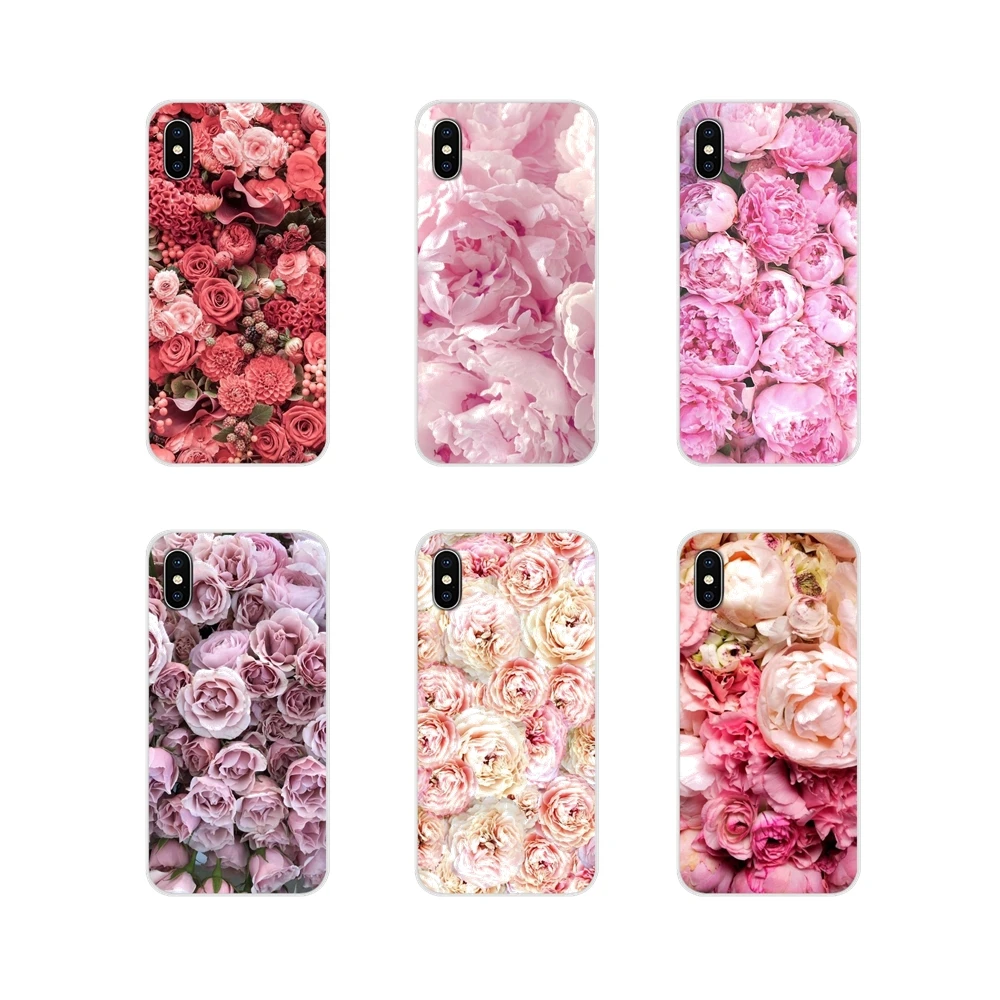 Для Samsung Galaxy S2 S3 S4 S5 Mini S6 S7 Edge S8 S9 S10E Lite Plus Цветок Пион аксессуары чехлы для