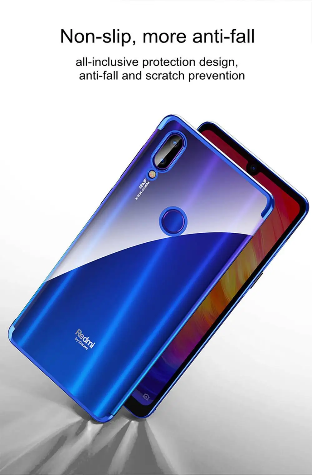Мягкий ТПУ для телефона с покрытием чехол для Xiaomi mi 9T Pro CC9 CC9E A3 Lite Red mi K20 note8 Note 8 7 6 5 Pro 7A прозрачный тонкий Чехол