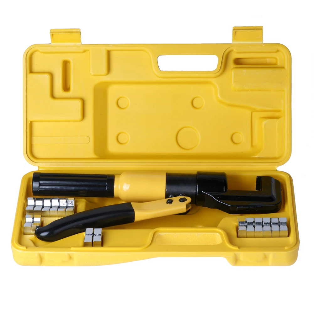 

Hydraulic Crimping Tool Set With Storage Box 4-70mm Hydraulic Crimping Tool Cable Lug Crimper Pliers Hydraulic Compression