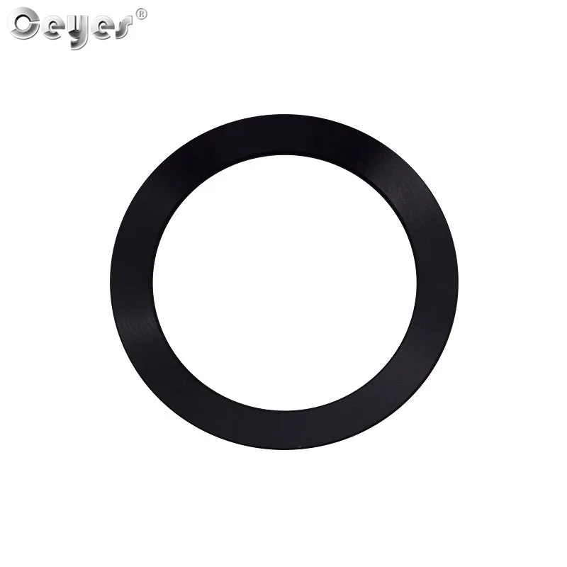 Black Ring Cover Ceyes наклейки для салона автомобиля для Jeep Commander Wrangler Grand для Dodge авто двигатель кнопка запуска стоп кольцо крышка чехол - Цвет: Black Ring Cover
