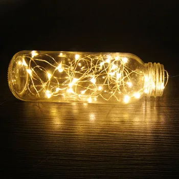 

Button Battery Indoor Outdoor Copper Wire Decorative LED String Lights
