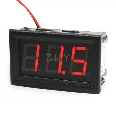 

Red LED Display DC 4.5-30V Voltage Test Meter Voltmeter Gauge