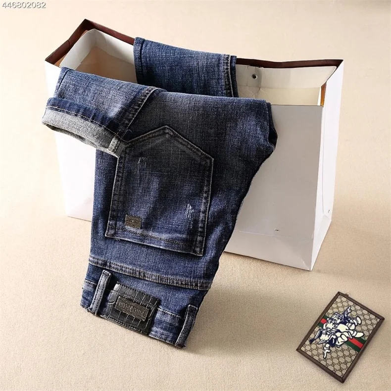 Starbags pp стрейч джинсы для мужчин и корейской версии slim fit Брюки с новой осенью молодежной стирки и полировки прилива