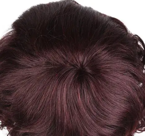 UNA Малайзия человеческие волосы парики для женщин волнистые машинные парики не-Реми человеческие волосы парики 7А средний коэффициент 1" 120% плотность 11 цветов - Цвет волос: # 99J