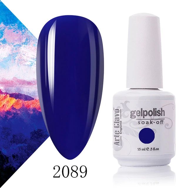 Arte Clavo 131 Colors Gel Polish Nail Gel Varnish Paint Semi Permanent Nails Art Gel Nail Polish For Manicure Top Coat Base Coat 2089