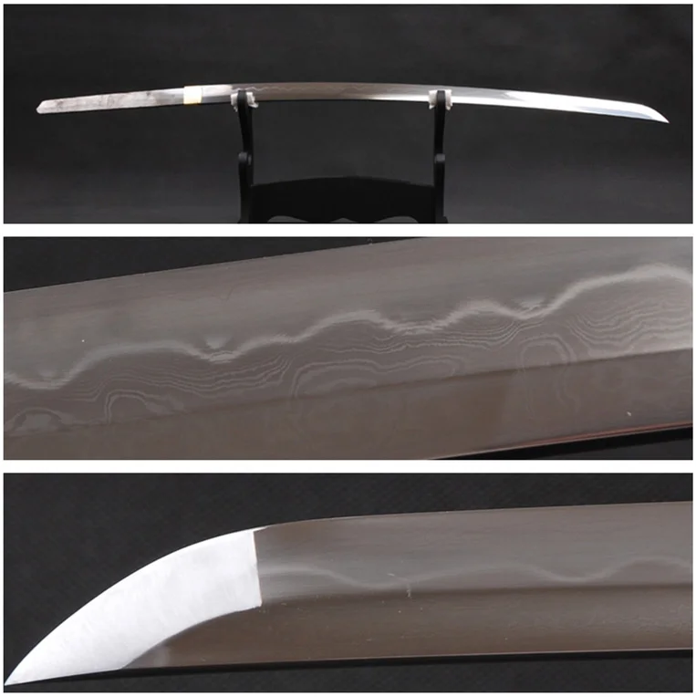 US $151.26 Battle Ready Katana Blade Damascus Clay Tempered Japanese Sword Assembling Blade Full Tang Sharp Espadas Katana DIY
