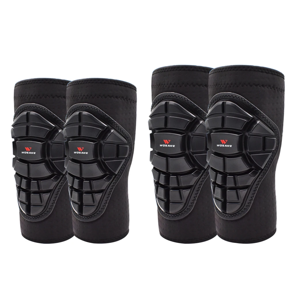 Elbow Knee Pad Protector Support Shield Set for Skating Skiing Motorcycle