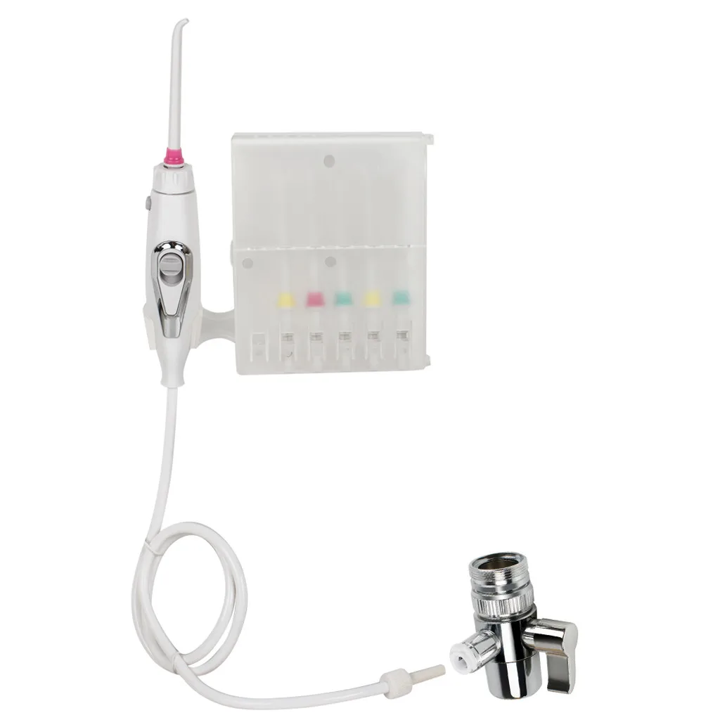 White Dental SPA Water Jet Oral Irrigator Teeth Toothbrush Sets Pick Cleaner - Цвет: White