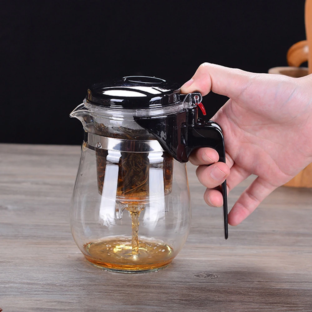 

350ML/500Ml Heat Resistant Glass Teapot With Infuser Filter Chinese Kung Fu Puer Oolong Tea Teapot Kamjove Tea Pot Water Kettle