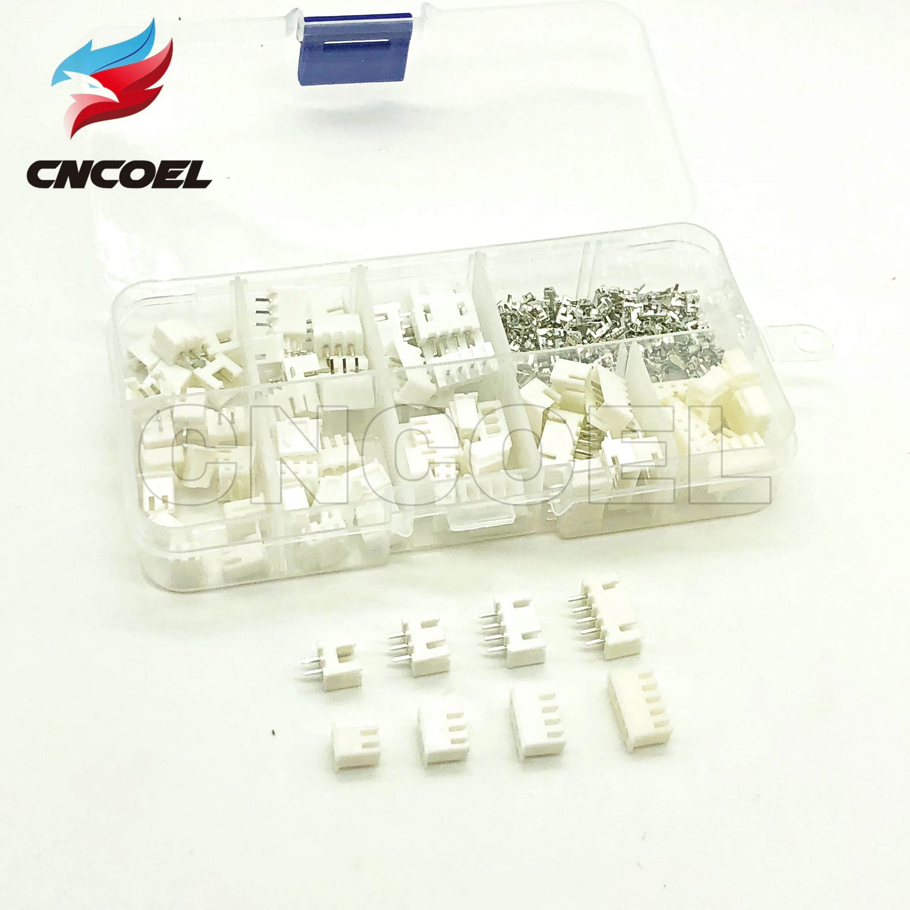 

220pcs XH2.54 2p 3p 4p 5pin 2.54mm Pitch Terminal Kit / Housing / Pin Header JST Connector Wire Connectors Adaptor XH Kits TJC3