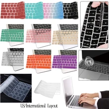 Silicone Waterproof Laptop Keyboard Cover for Apple Macbook Pro 13