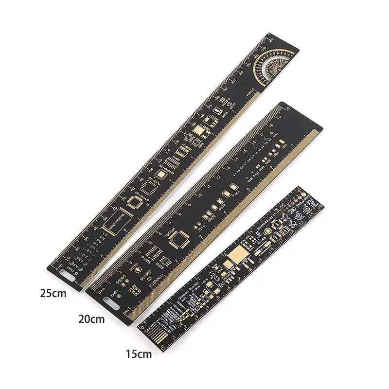 

PCB Ruler For Electronic Engineers Resistor Capacitor Chip IC SMD Diode Transistor Package Electronic Stock