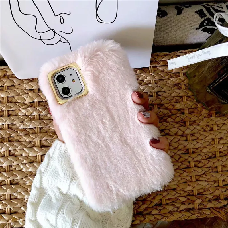 Plush Furry Fluffy Fur Phone Case (9)