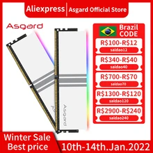 Asgard Valkyrie V5 Series DDR4 RAM PC Memory 8GBx2 3200MHz 3600MHz RGB RAM Polar White Overclocking Performance for Desktop