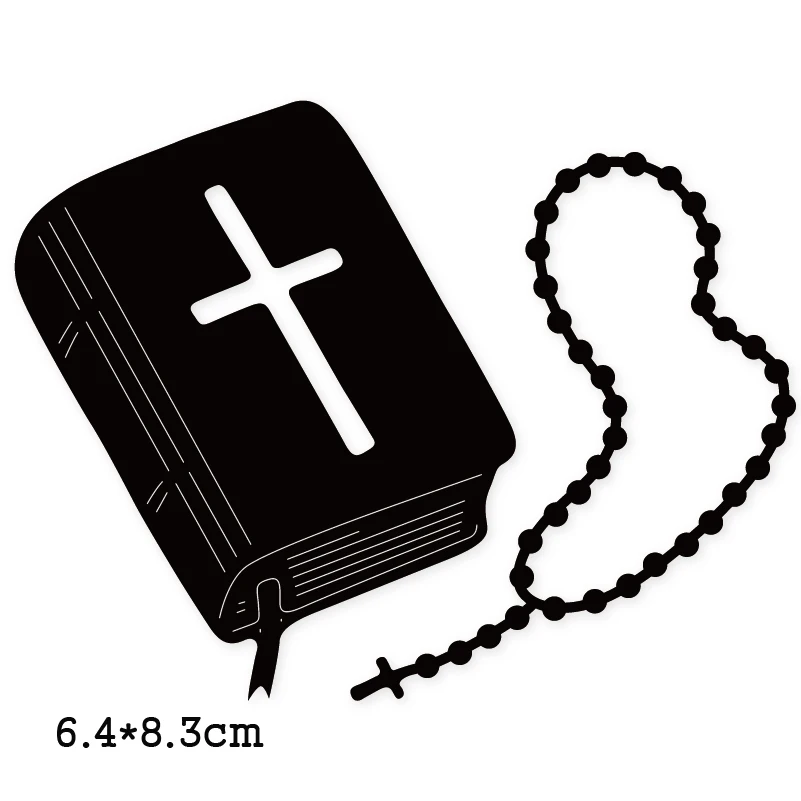 Troquelado de Metal cruz de Jesús Biblia 2020 manualidades plantilla para bricolaje álbum de recortes papel/tarjetas fotográficas corte grabado troqueles