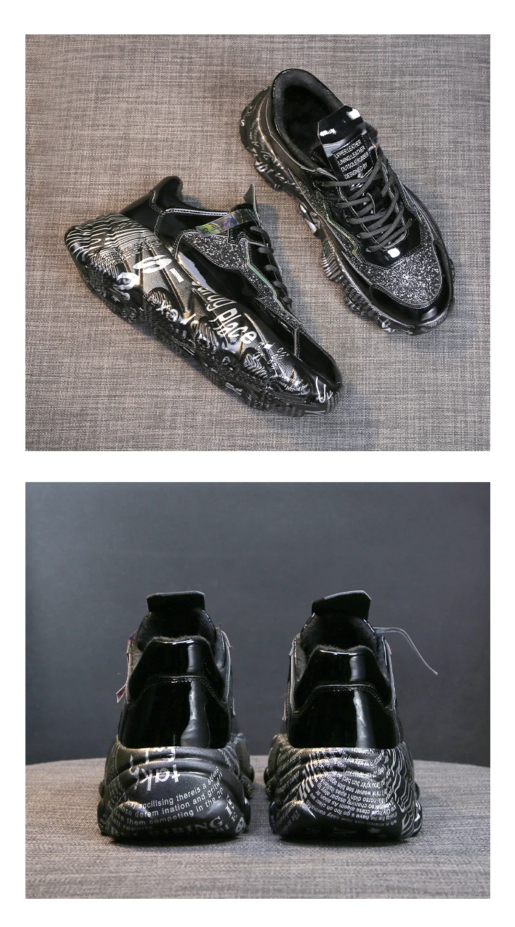 Сетчатые массивные кроссовки на шнуровке с граффити; Sepatu; дышащие кроссовки для женщин; Массажная обувь для бега; обувь, увеличивающая рост; Deportivas Mujer