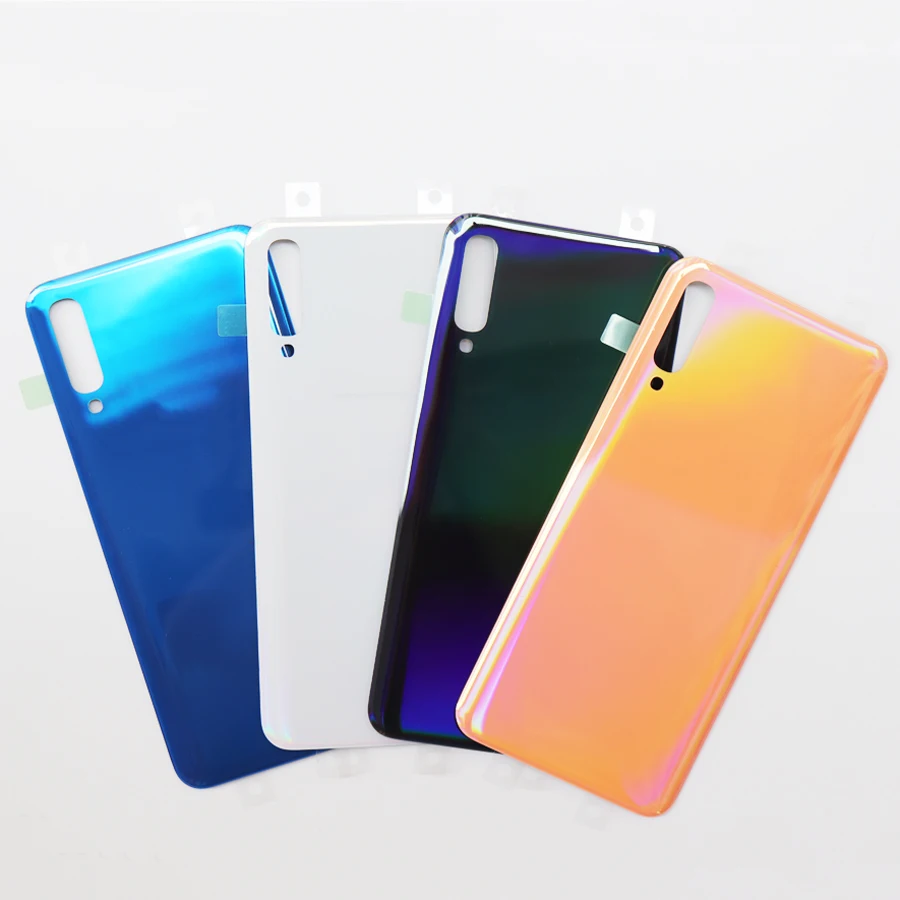 10 шт. для samsung Galaxy A50 A505 A505F SM-A505F Чехол для мобильного телефона Корпус батареи Крышка настоящая дверь задняя Замена