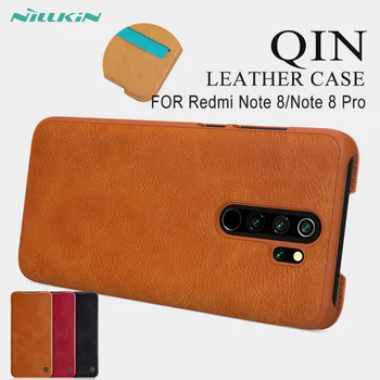 

For Xiaomi Redmi Note 8 Pro Case Cover Flip NILLKIN Qin Leather Cover For Redmi Note 8 Wallet Case