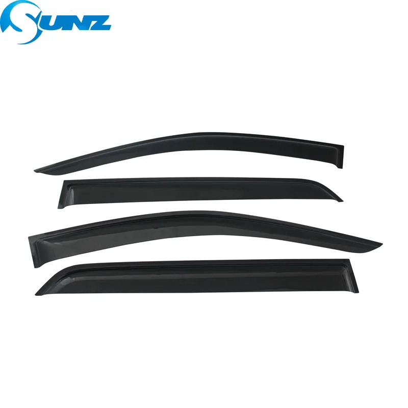 Black wind  Visor for HYUNDAI SANTAFE 2014 side window deflectors rain guards for HYUNDAI SANTAFE 2014 SUNZ
