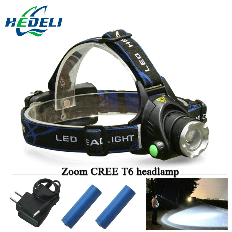 Светодиодный головной светильник CREE XML L2 T6 фара Micro USB Перезаряжаемые фары 18650