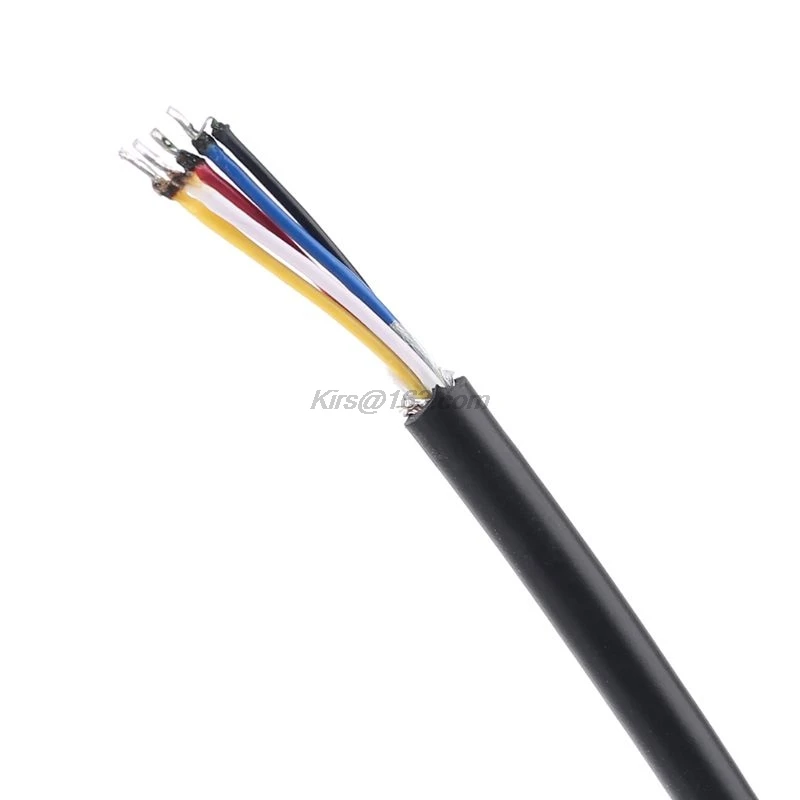 200cm DIY Aviation Headset Dual plug Aircraft Headphones Replacement Cable Durable Mono Audio Cable Line Cord