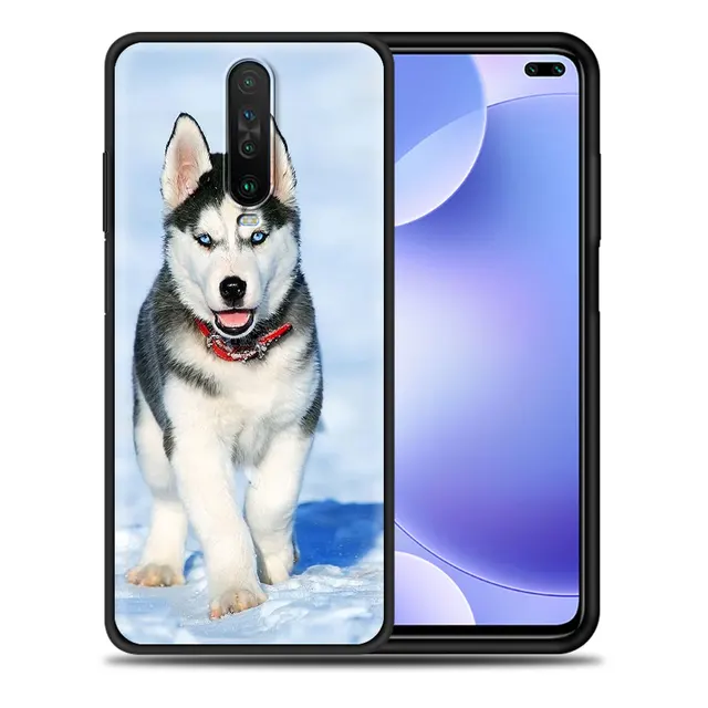 Alaskan Husky Dog Cute Puppy Boy Phone Case For Xiaomi Redmi Note 9S 9 8 10 Pro 8T 9C 9A 8A 7 K40 Silicone Smart Back Cover a2