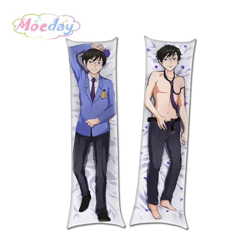 Ouran High School Host Club Kyoya Ootori Hikaru Hitachiin и Kaoru Hitachiin Takashi Morinozuka обнимающие подушки