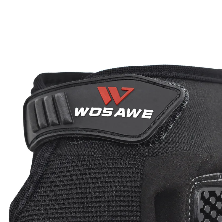 WOSAWE Мотокросс Guantes катание на лыжах полный палец износостойкие плюшевые ткани Нескользящие Bbreathable сенсорный экран Мотоциклетные Перчатки