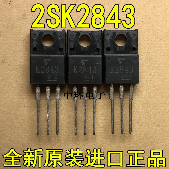 10 шт./лот K2843 2SK2843 TO-220F полевого транзистора 10A 600Vx m y