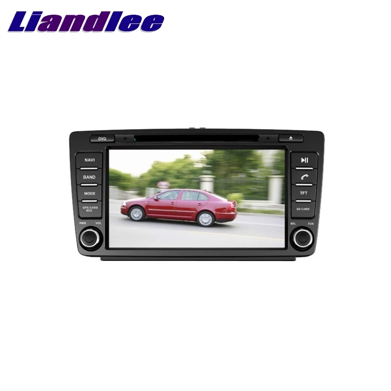 Для Skoda Octavia 2005~ 2008 LiisLee автомобильный мультимедиа, ТВ DVD gps аудио Hi-Fi радио стиль Навигация Расширенная NAV навигационная карта
