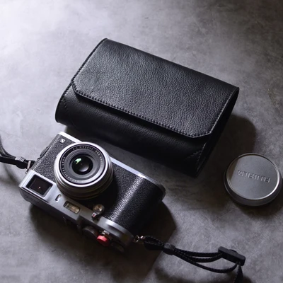 DSLR водонепроницаемая кожаная сумка для фотоаппарата складной чехол для Fuji Fujifilm X100F X100T X100S X100 LX100M2 Dlux7